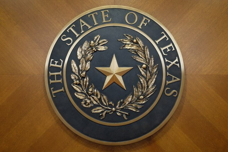 the government seal of texas star