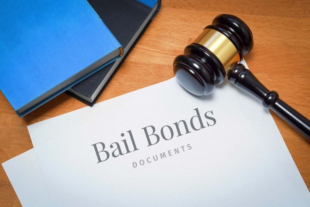 Bail bond documentation and a gavel are pictured. This image represents an article about PRB alternatives.